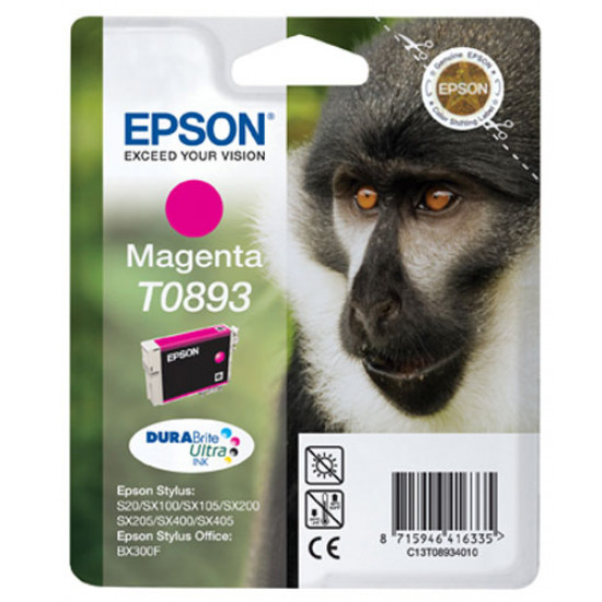 Epson T0893 Оригинална мастилена касета (магента)