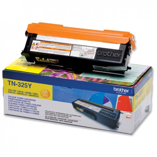 Brother TN-325Y Toner Cartridge High Yield