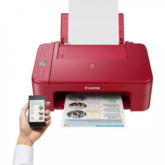 Мастилен многофукционално устройство Canon PIXMA TS3352 All-In-One, Red