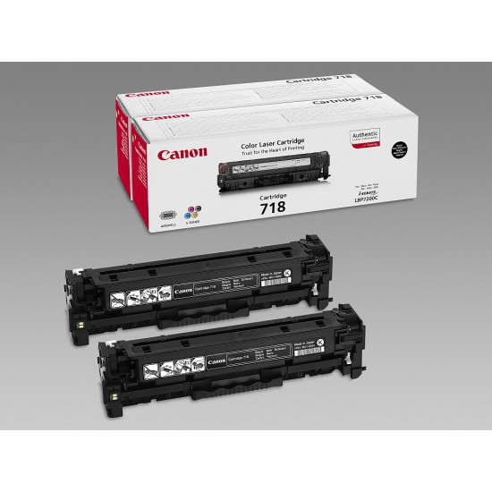 Canon CRG-718BK, 2Pk