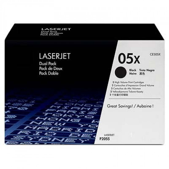 HP 05X Black LaserJet Toner Cartridge