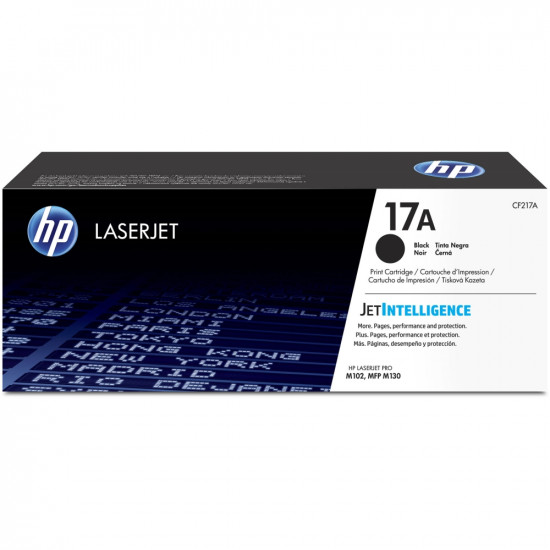 HP 17A Black Original LaserJet Toner Cartridge (CF217A)