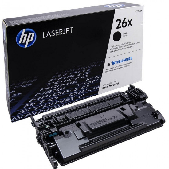 HP 26X High Yield Black Original LaserJet Toner Cartridge (CF226X)