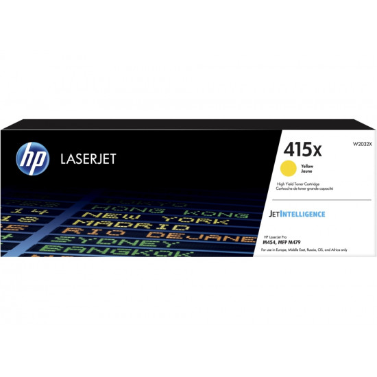 HP 415X Yellow LaserJet Toner Cartridge