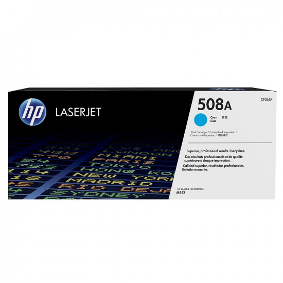 HP 508A Cyan Original LaserJet Toner Cartridge (CF361A)