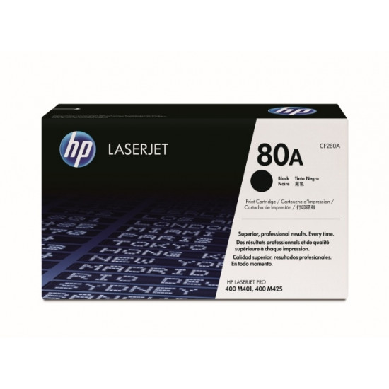 HP 80A Black LaserJet Toner Cartridge